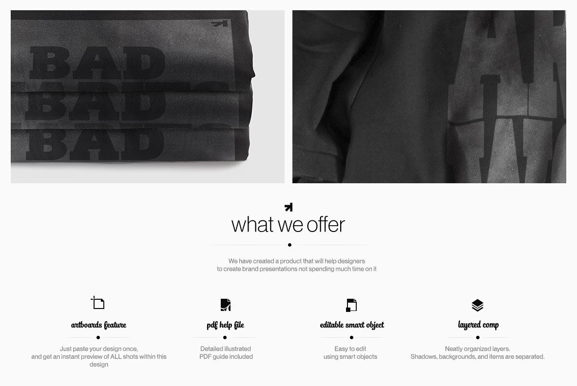 Black T Shirt Mockup Pack 2