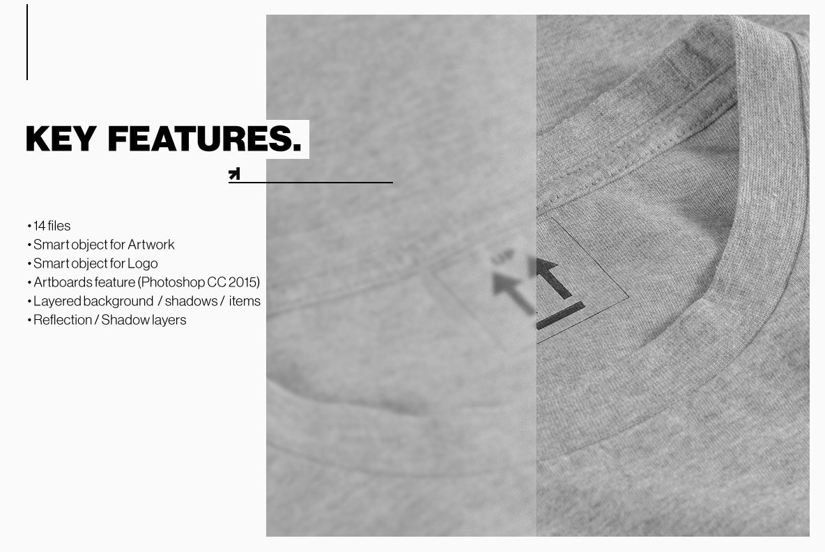 Heather T Shirt Mockup Pack 9