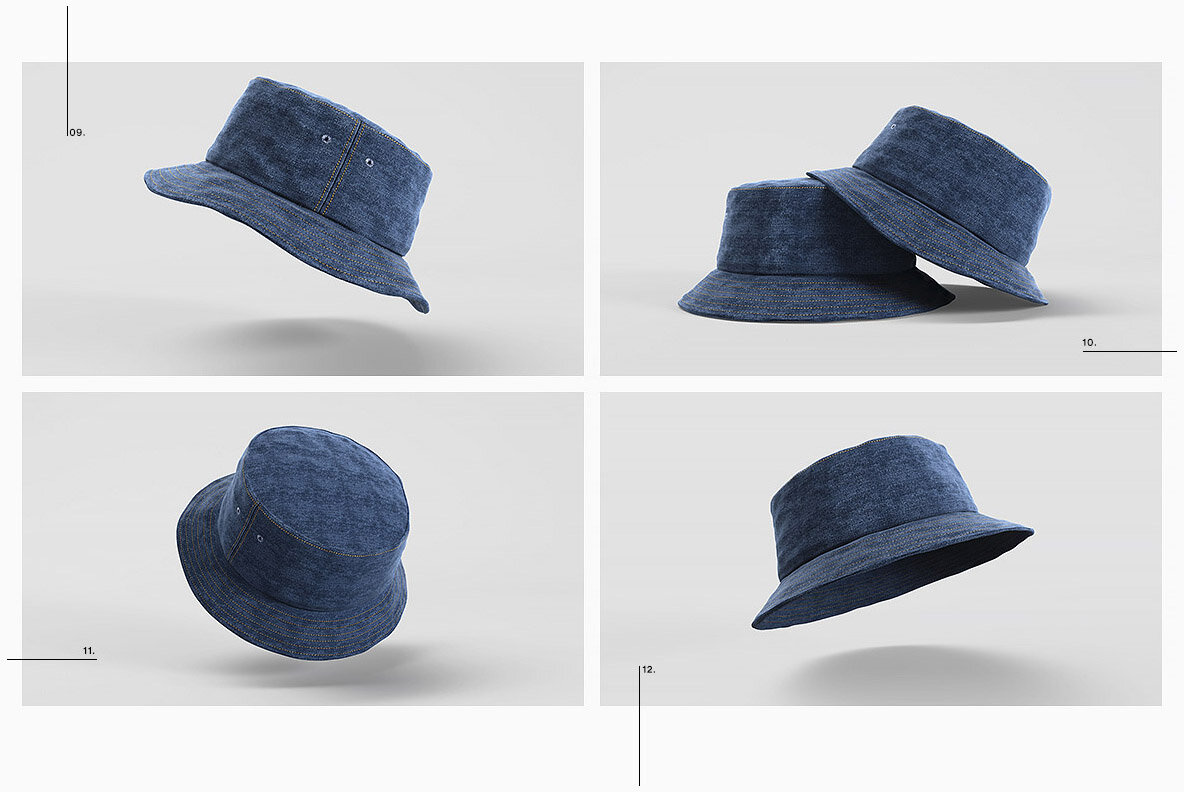 Bucket Hat Mockup Pack 5