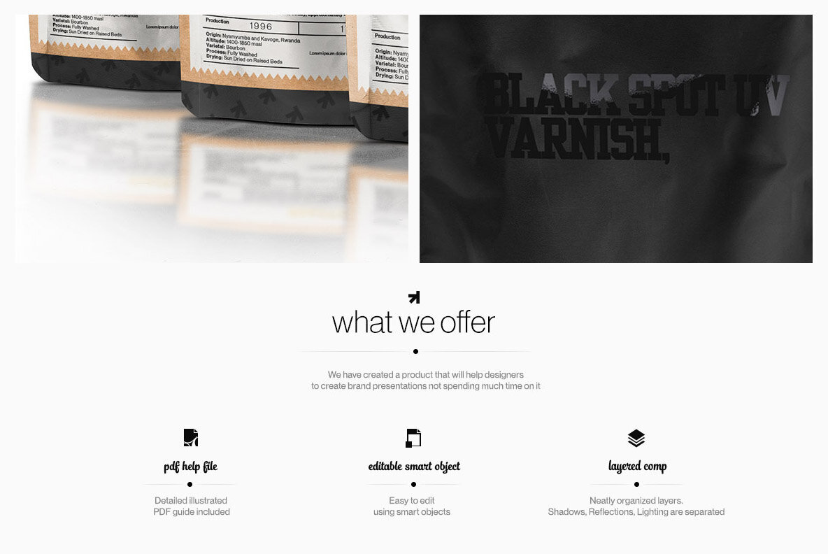 Foil Pouch Bag Mock up 2