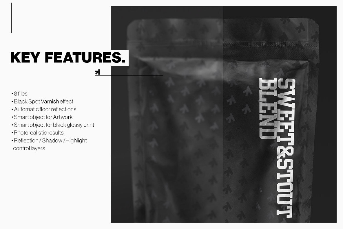 Foil Pouch Bag Mock up 11