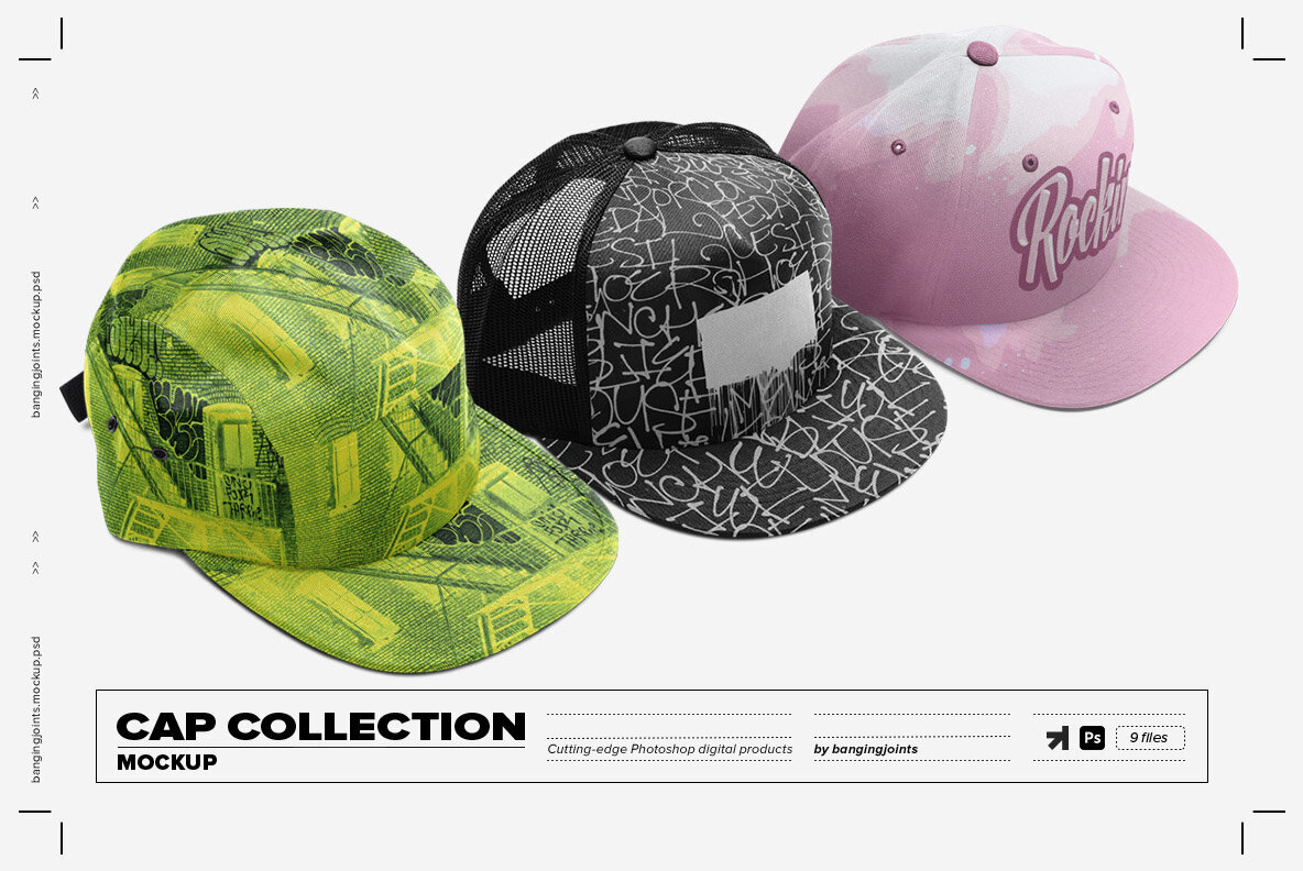 Cap Collection Mockup 1