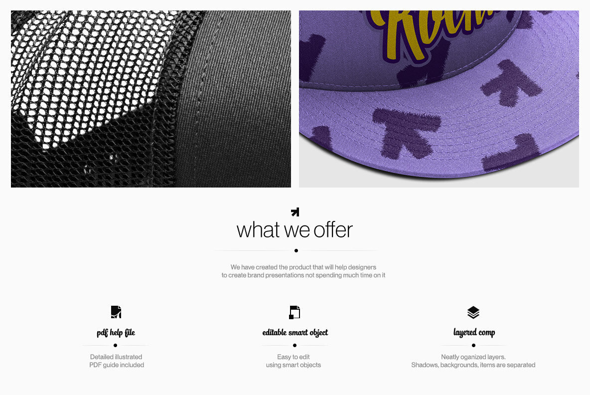 Cap Collection Mockup 2