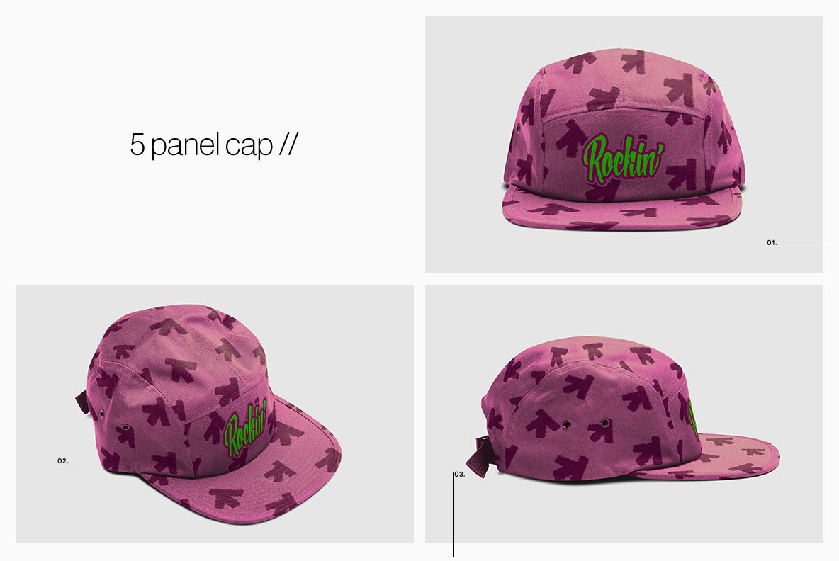 Cap Collection Mockup 4
