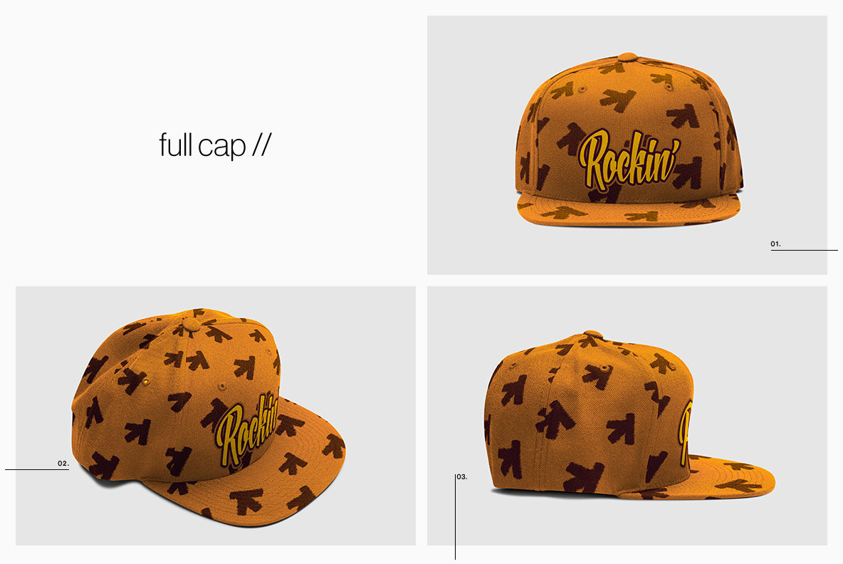 Cap Collection Mockup 5