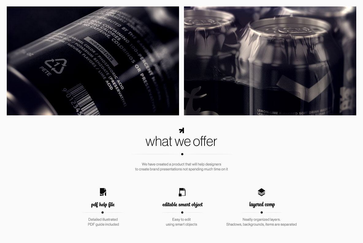 Aluminum Soda Can Mockup 2