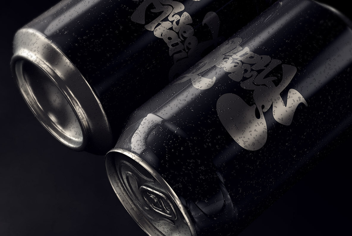 Aluminum Soda Can Mockup 3