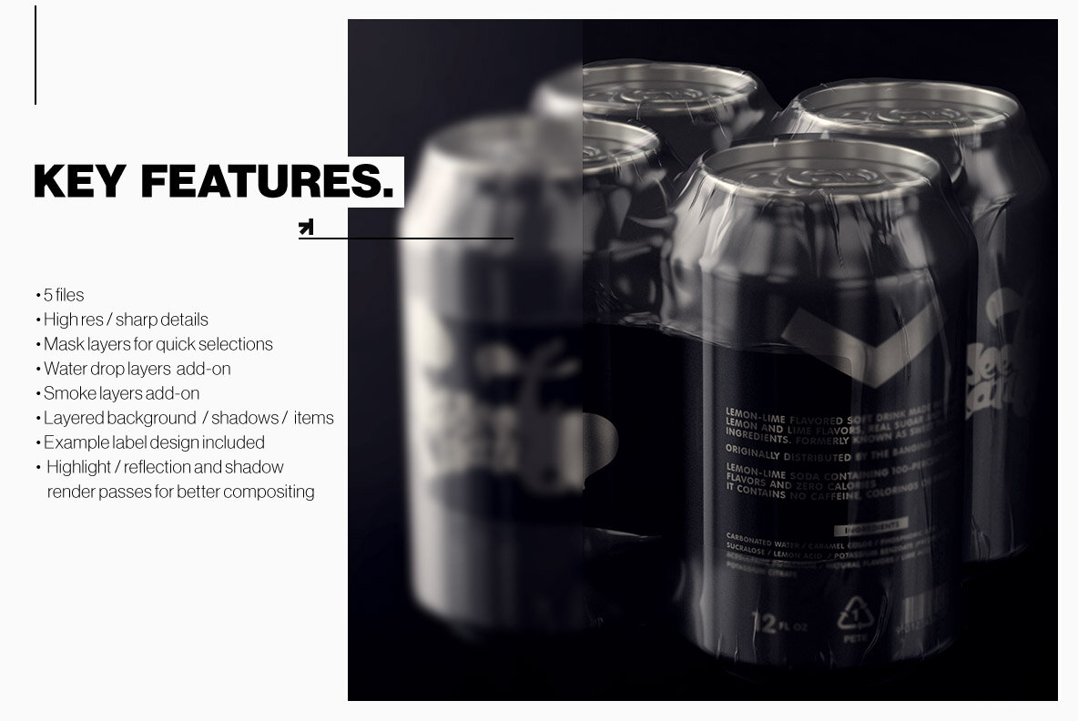 Aluminum Soda Can Mockup 6