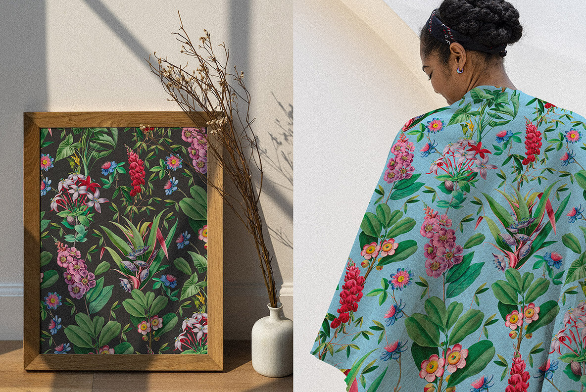 Elegant Botanical Pattern   Flowers 9