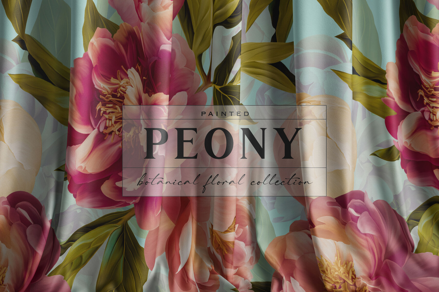 Peony Botanical Floral Collection 14