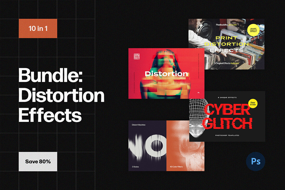 Glitch   Distortion Effects Bundle 1
