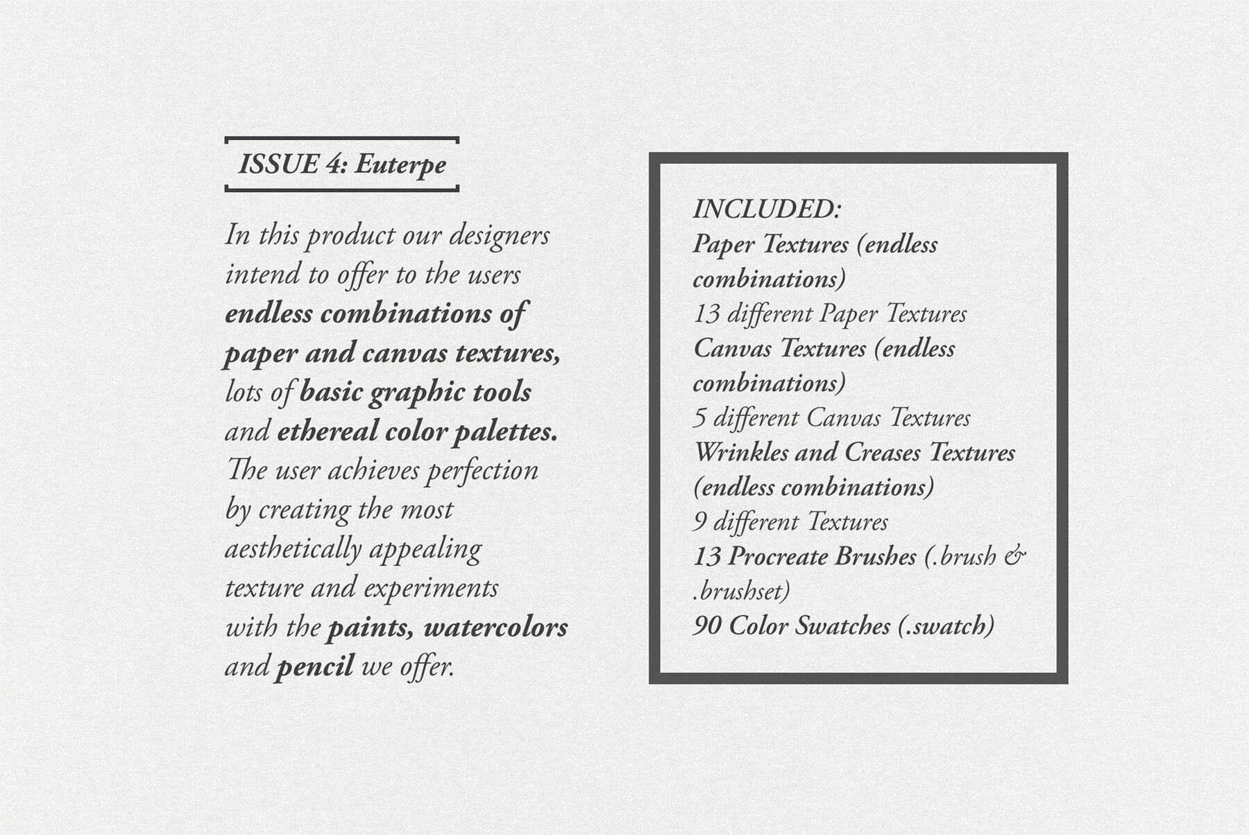 Euterpe Procreate Kit 3