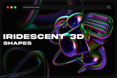 Iridescent 3D Shapes