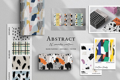 Hand Painted Abstract Patterns