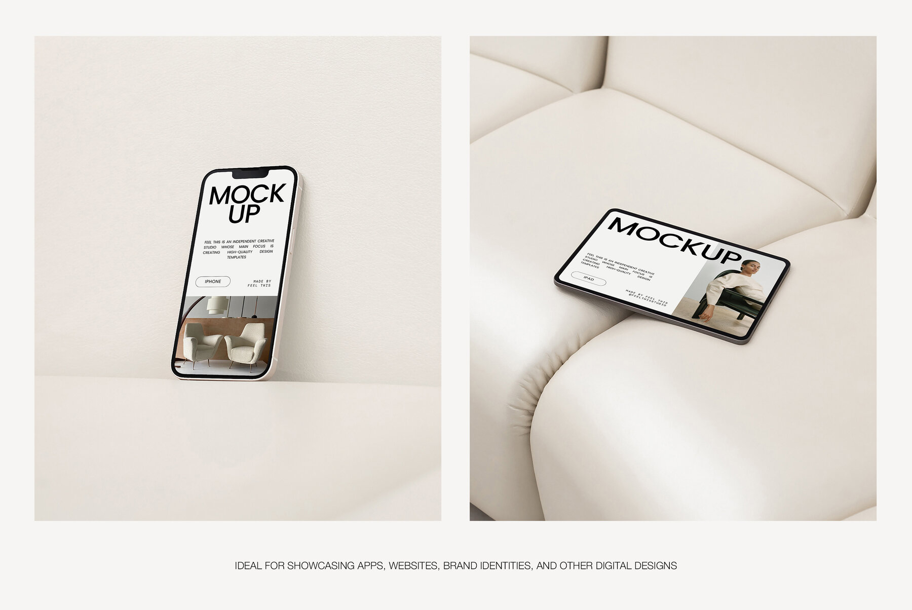 Apple Digital Devices Mockups Macbook Iphone Ipad for Photoshop 4