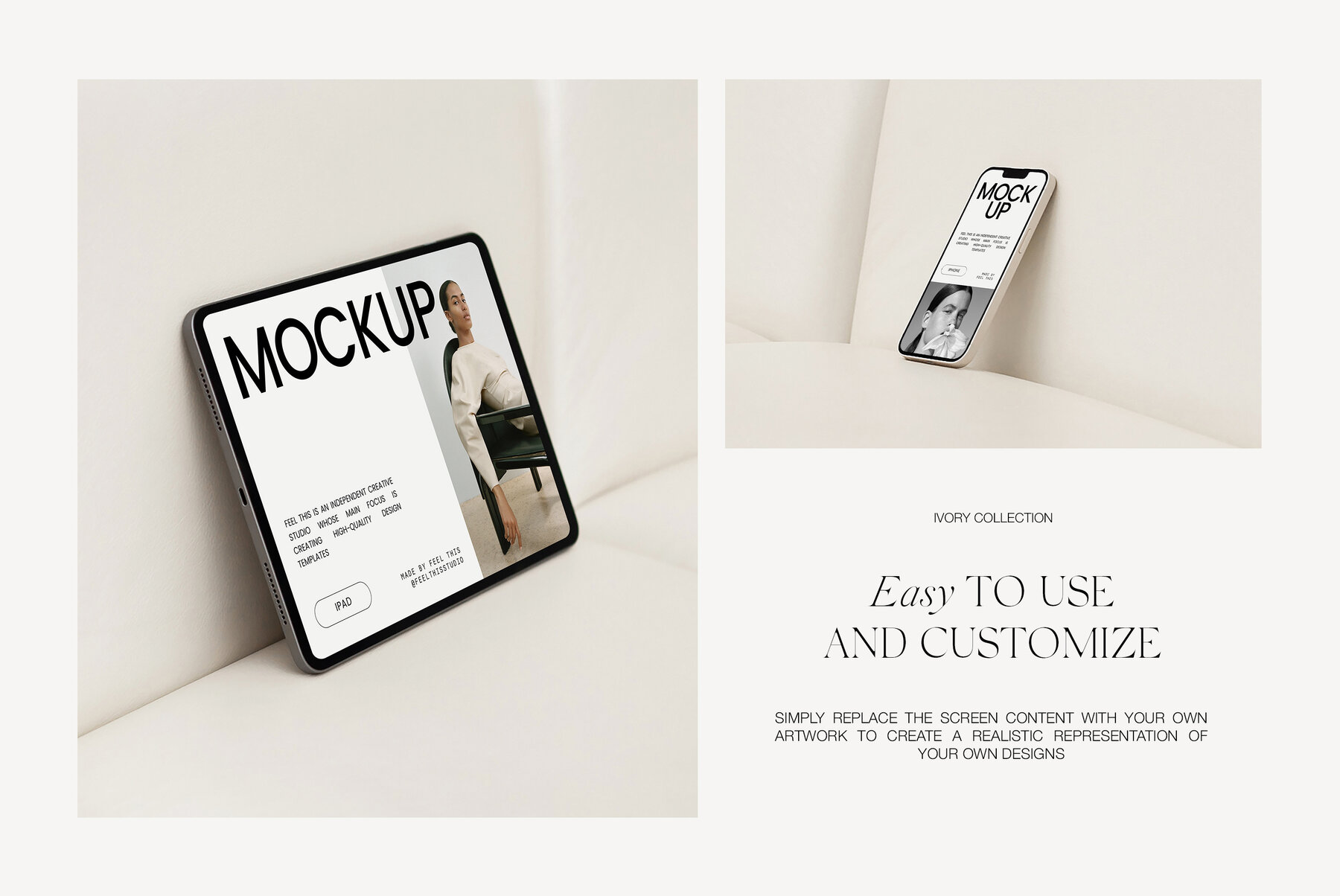 Apple Digital Devices Mockups Macbook Iphone Ipad for Photoshop 5