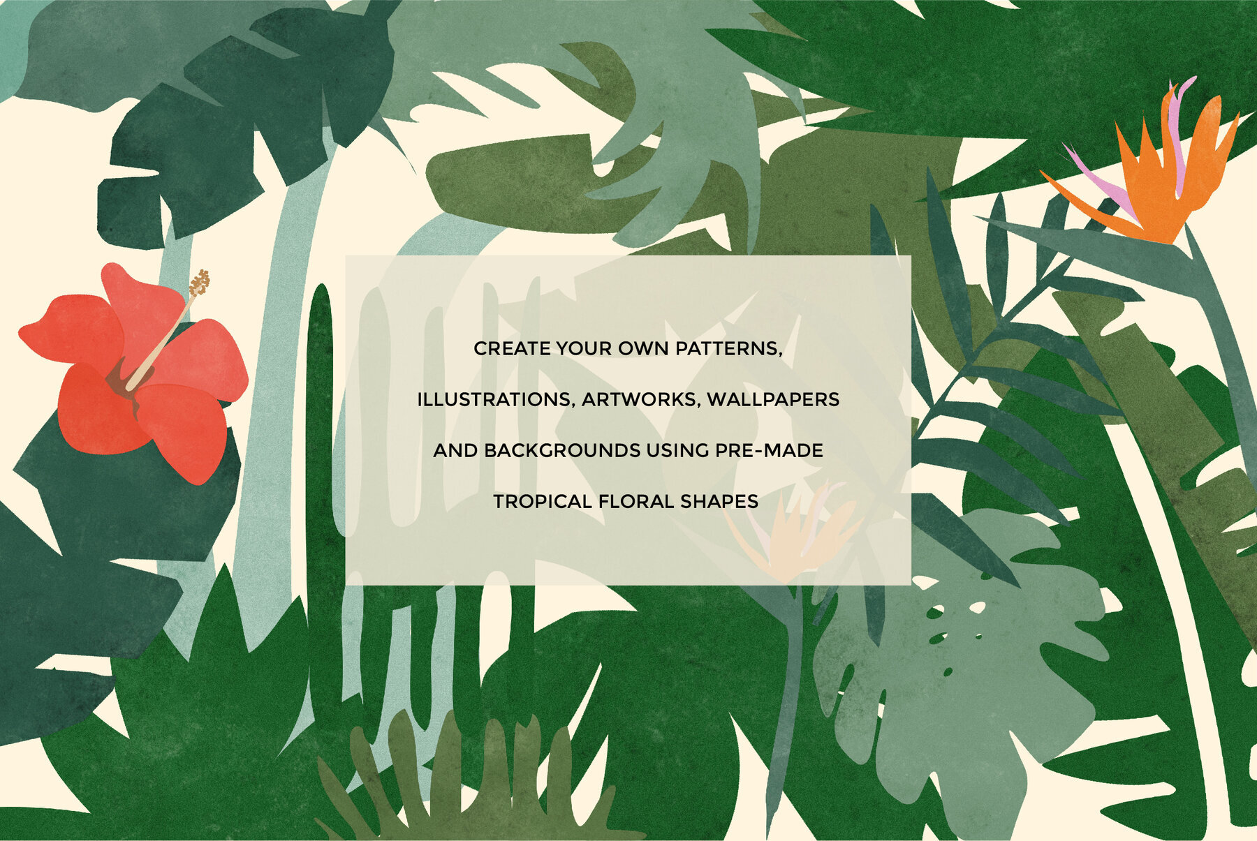 Tropical Forest Jungle Leaves 2