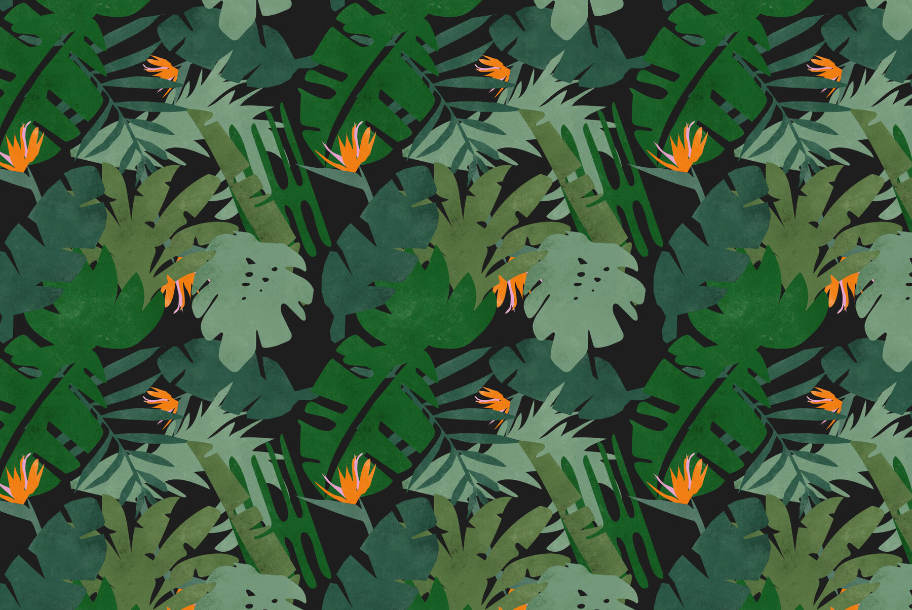 Tropical Forest Jungle Leaves 8