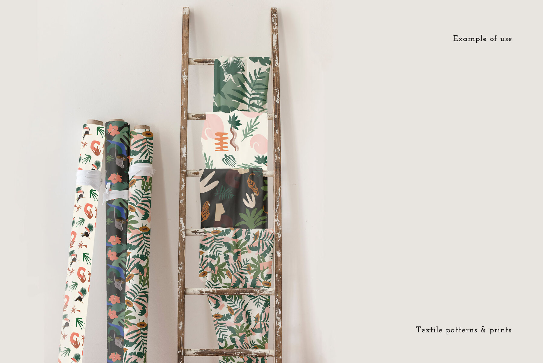 Vector Tropical Jungle Patterns Set 8