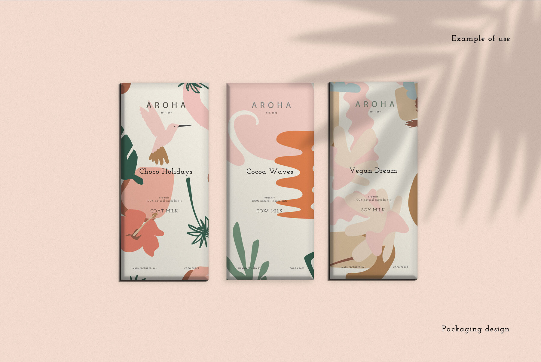 Vector Tropical Jungle Patterns Set 9