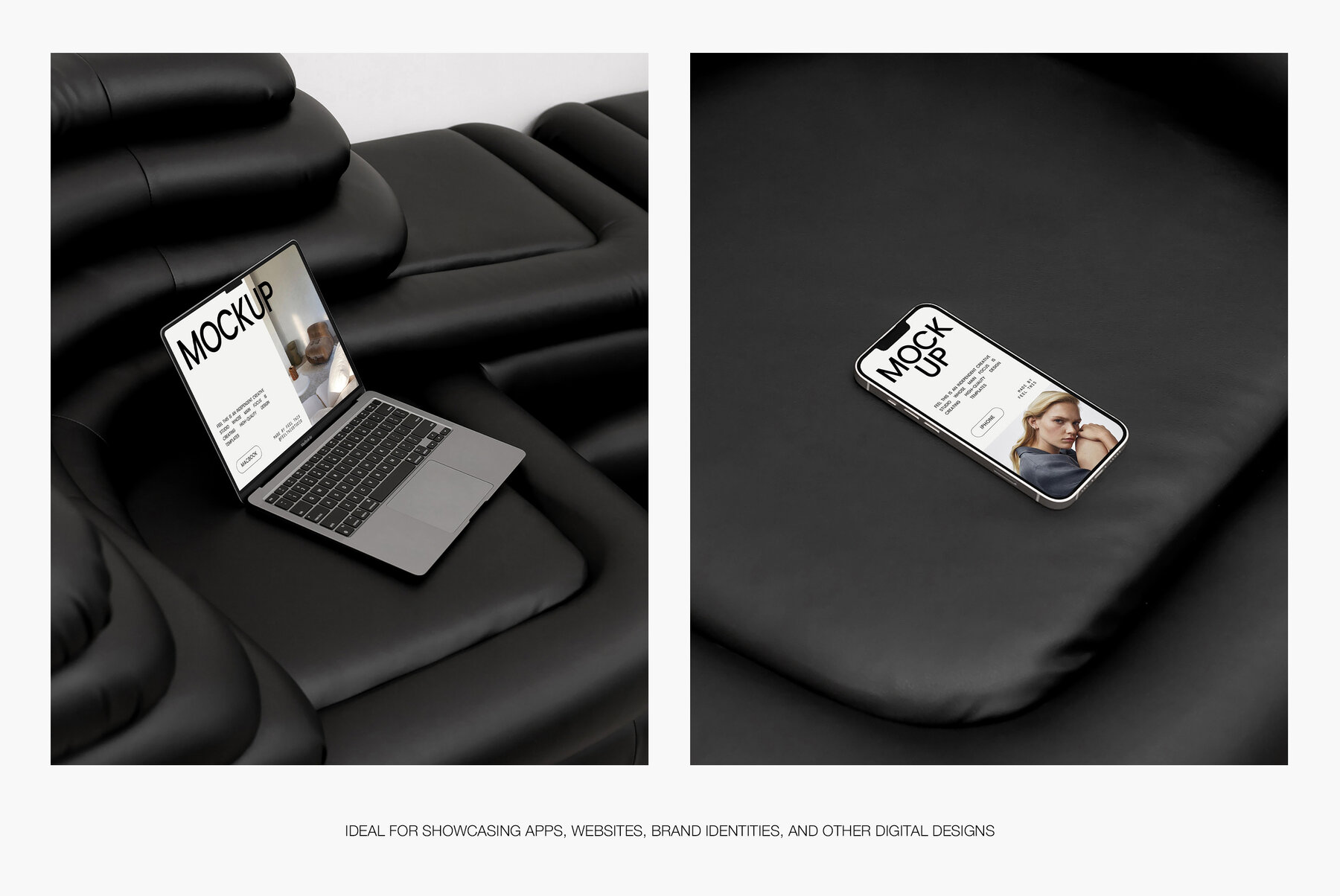 Apple Digital Devices Mockups Macbook Iphone Ipad for Photoshop 4