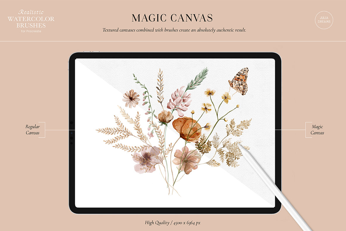 Realistic Watercolor Procreate Brushes 5