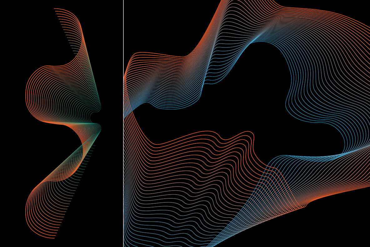 Abstract Twirls Elements Pack 13