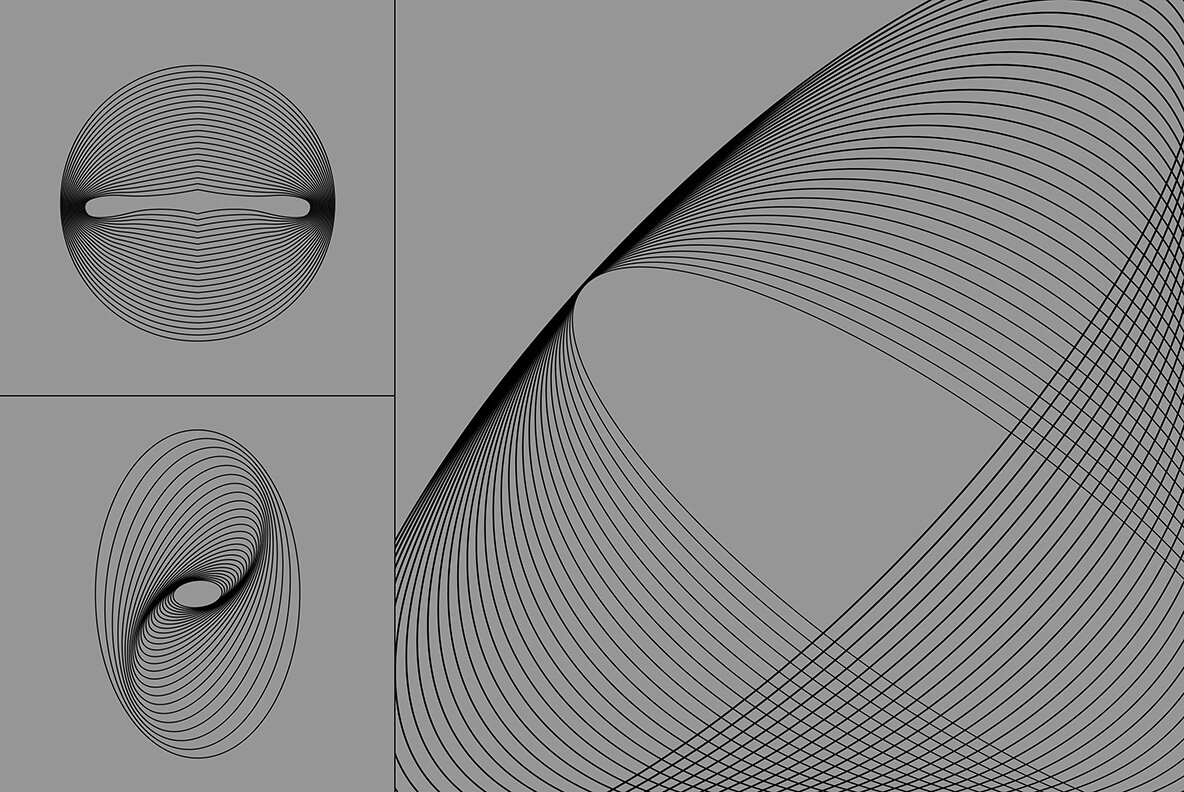 Abstract Twirls Elements Pack 15