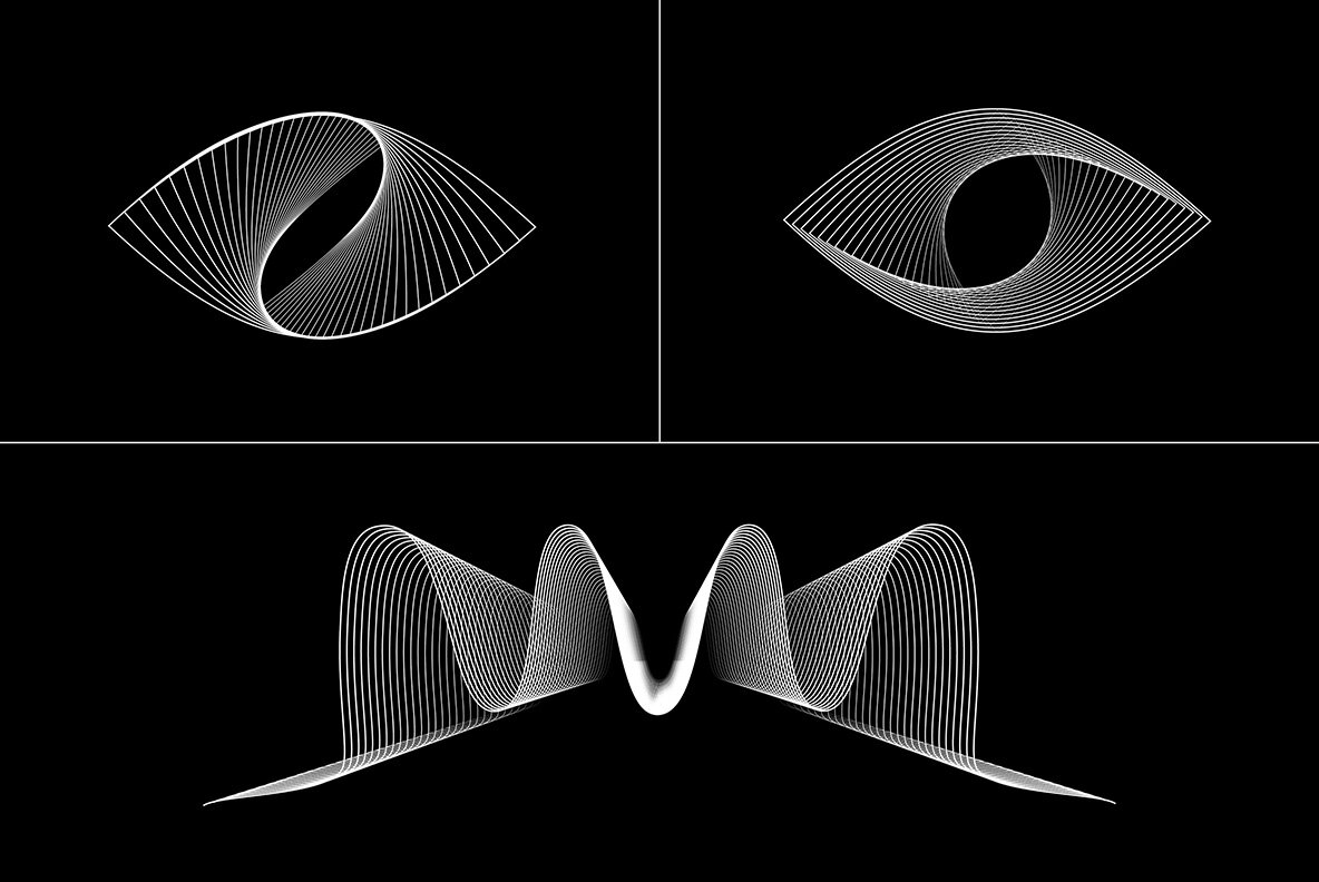 Abstract Twirls Elements Pack 16