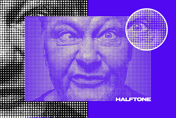 さらに100円引き◆NERDY◆Halftone Slide Square Halftone Texture - YouWorkForThem