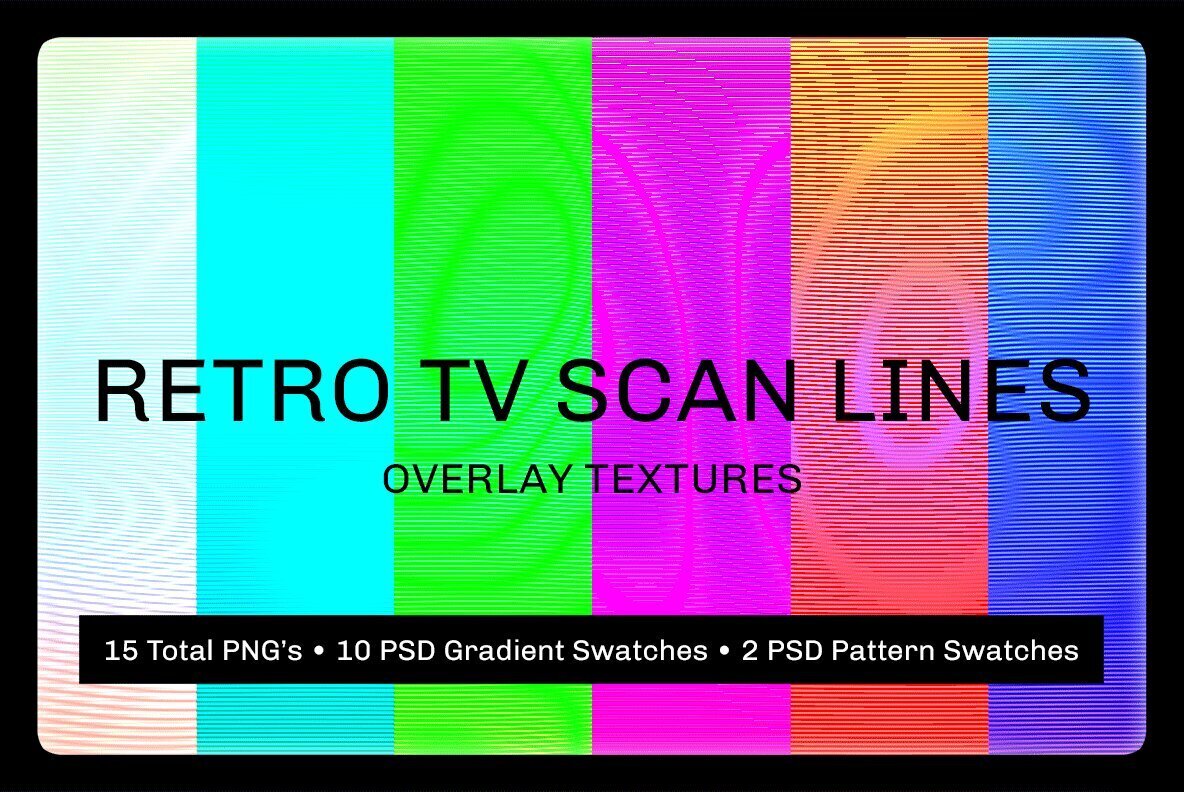 Retro TV Scan Lines 1