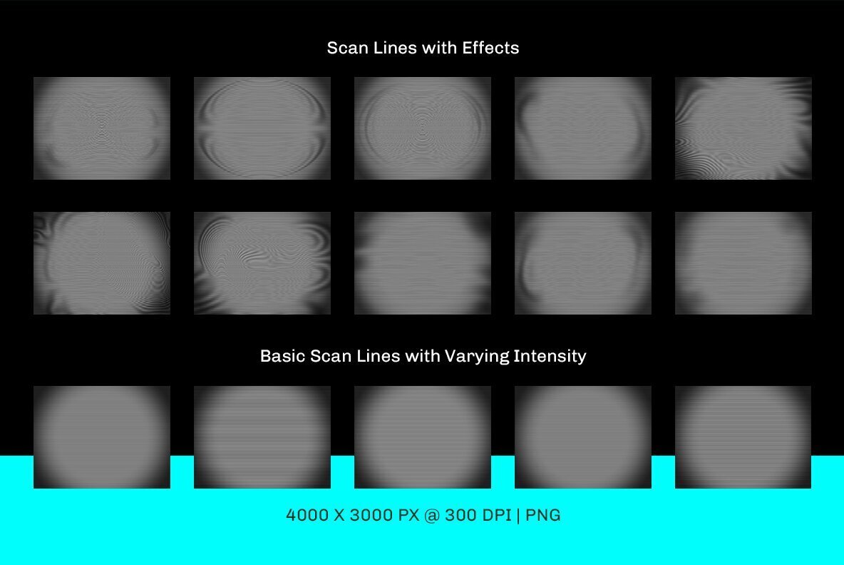 Retro TV Scan Lines 2