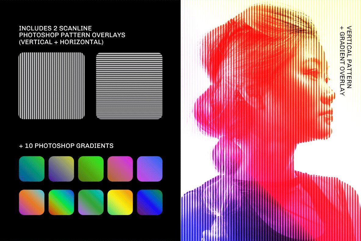 Retro TV Scan Lines 5