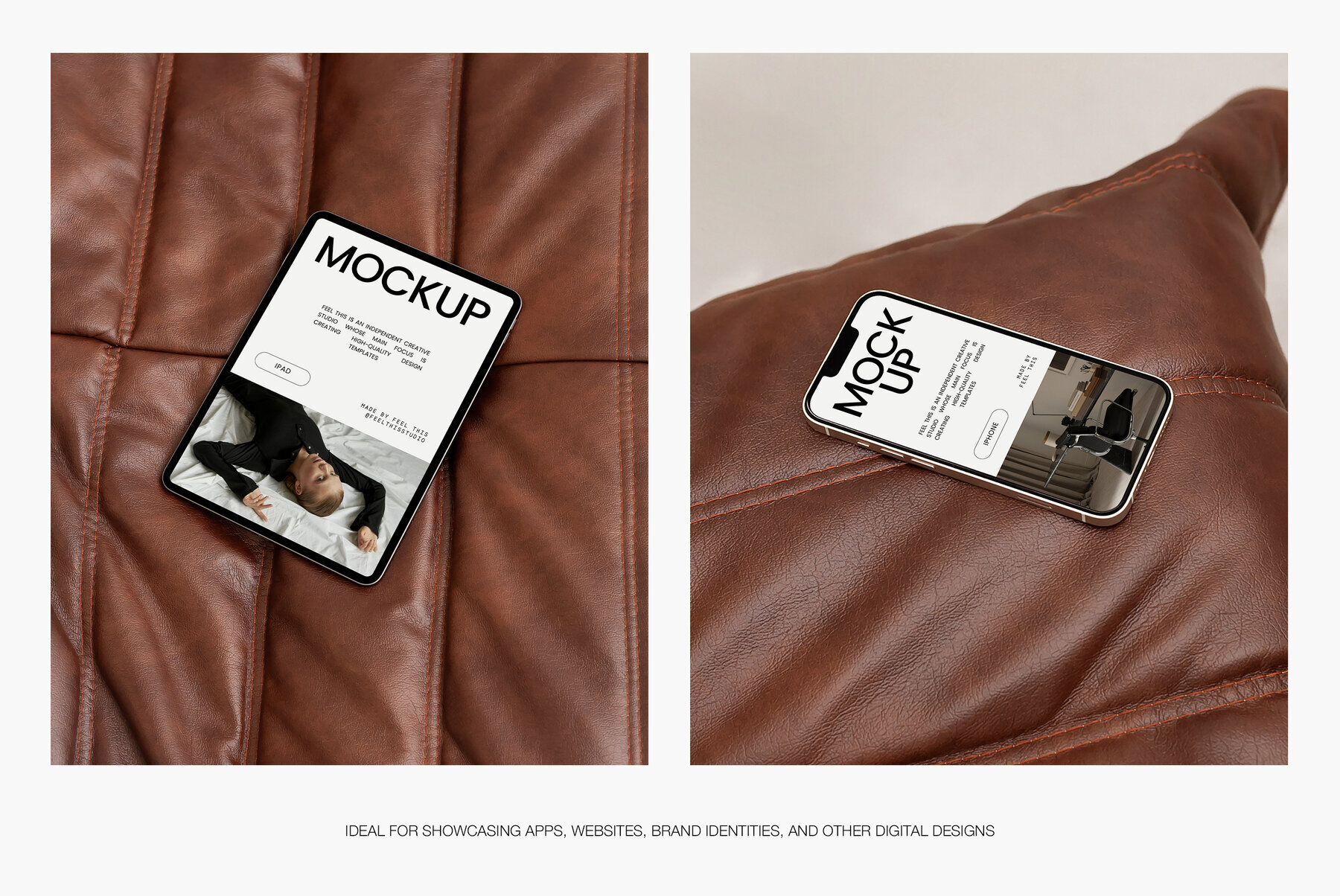 Apple Digital Devices Mockups Macbook Iphone Ipad for Photoshop 3