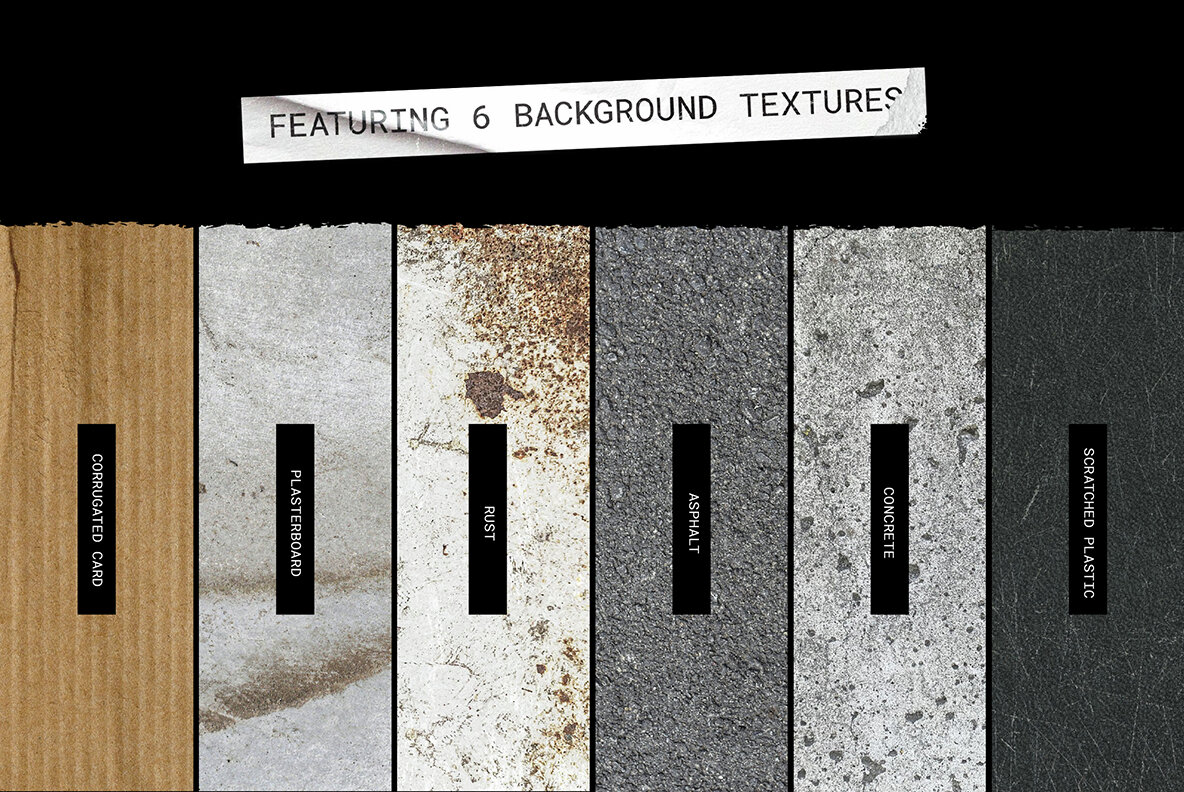 Ripped Sticker Mockup 6