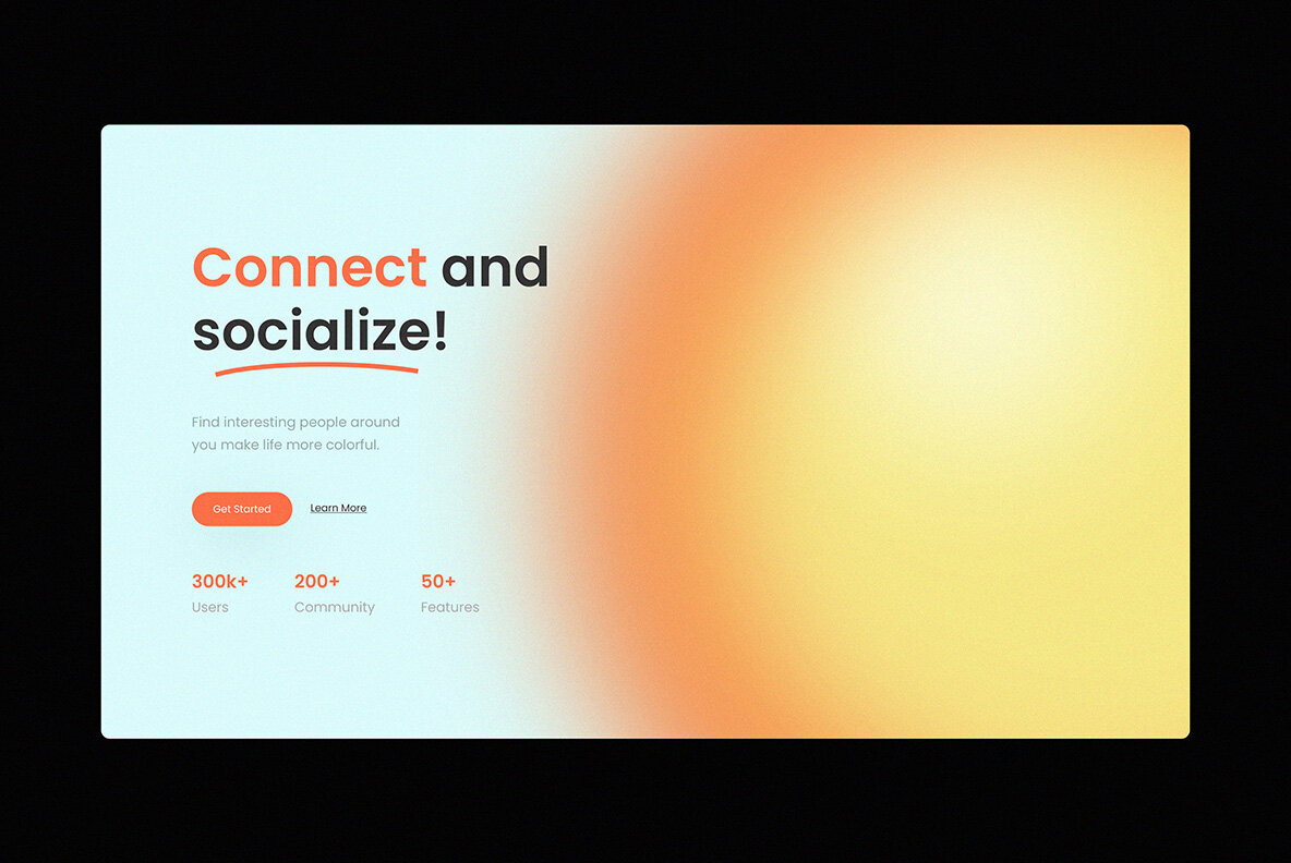 Round Circle Gradient Textures Pack 6