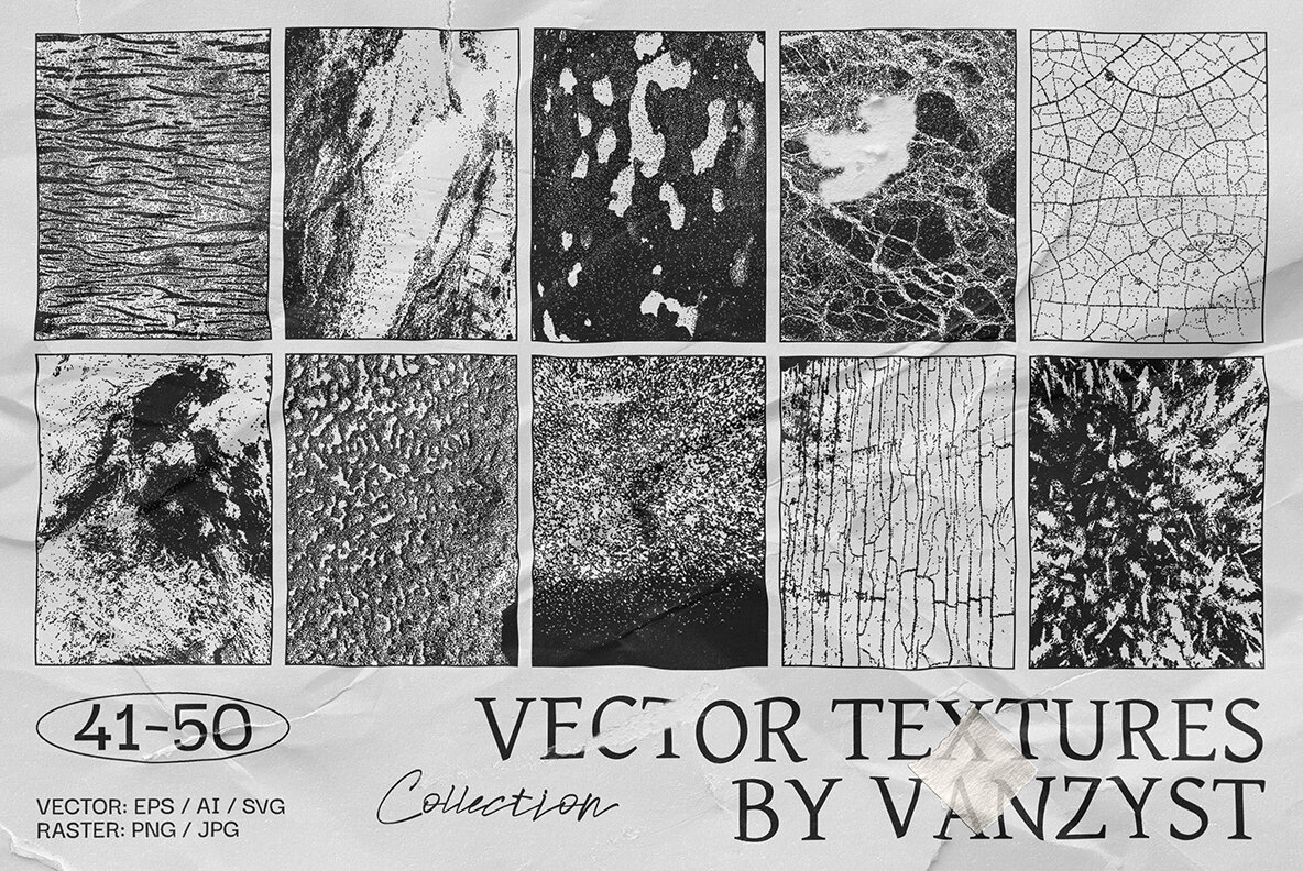 100 Bitmap Vector Textures 10