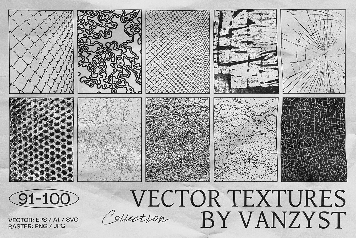 100 Bitmap Vector Textures 20