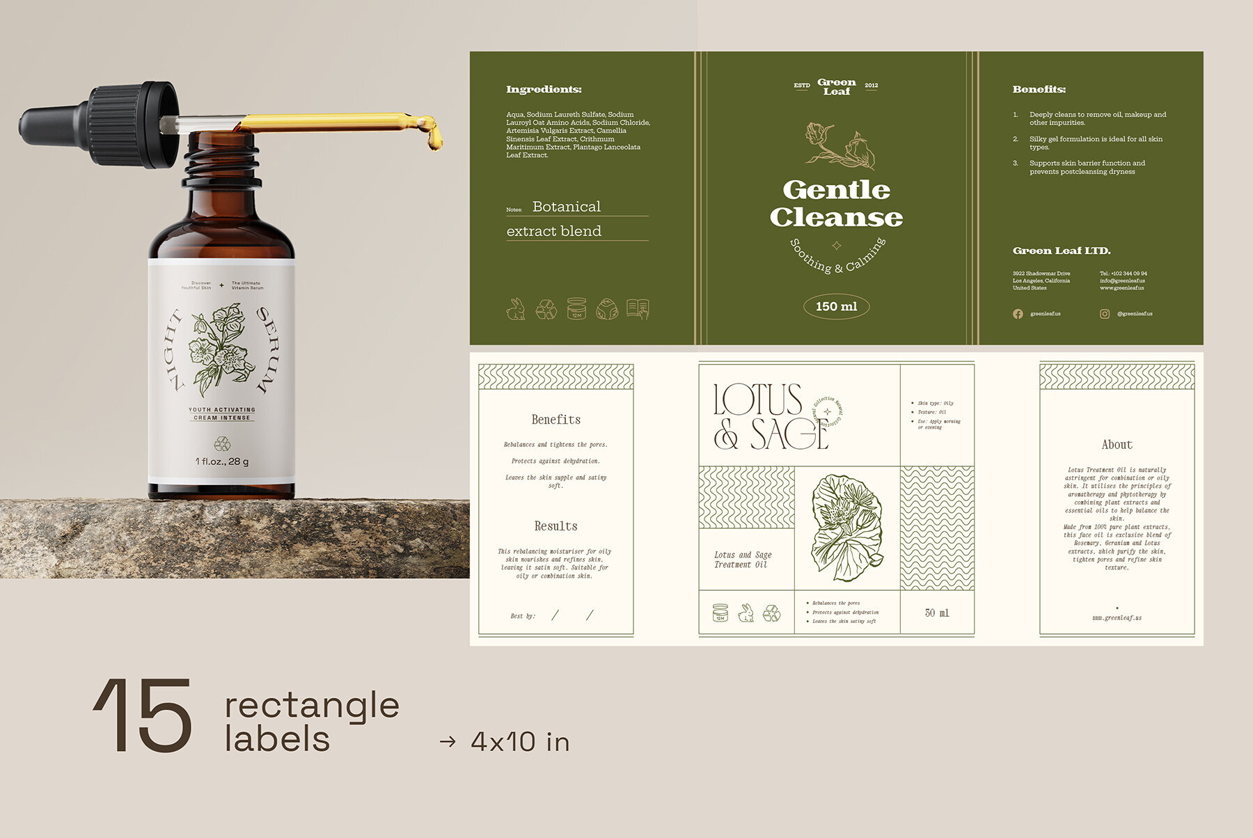 Cosmetics Label Collection 3