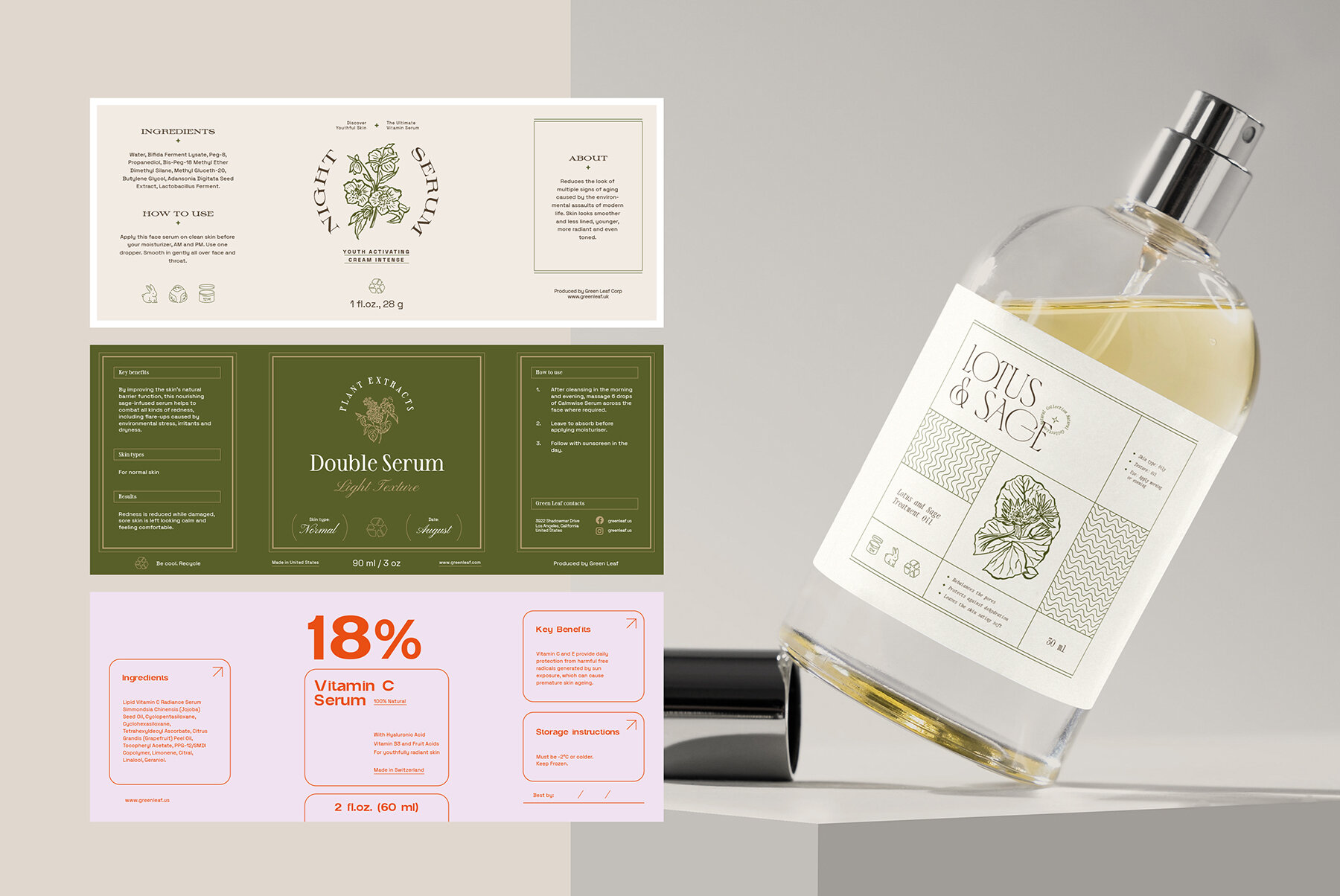 Cosmetics Label Collection 5