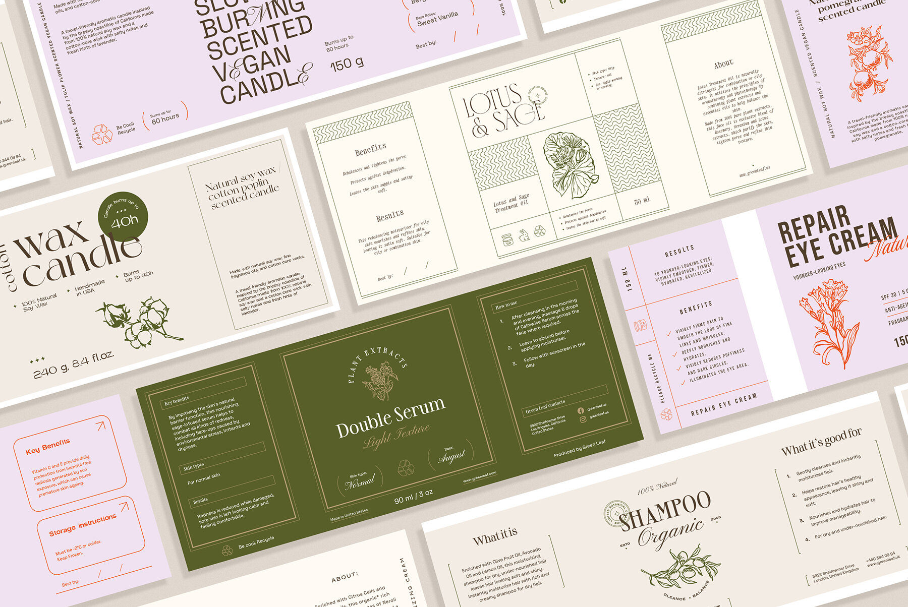 Cosmetics Label Collection 7