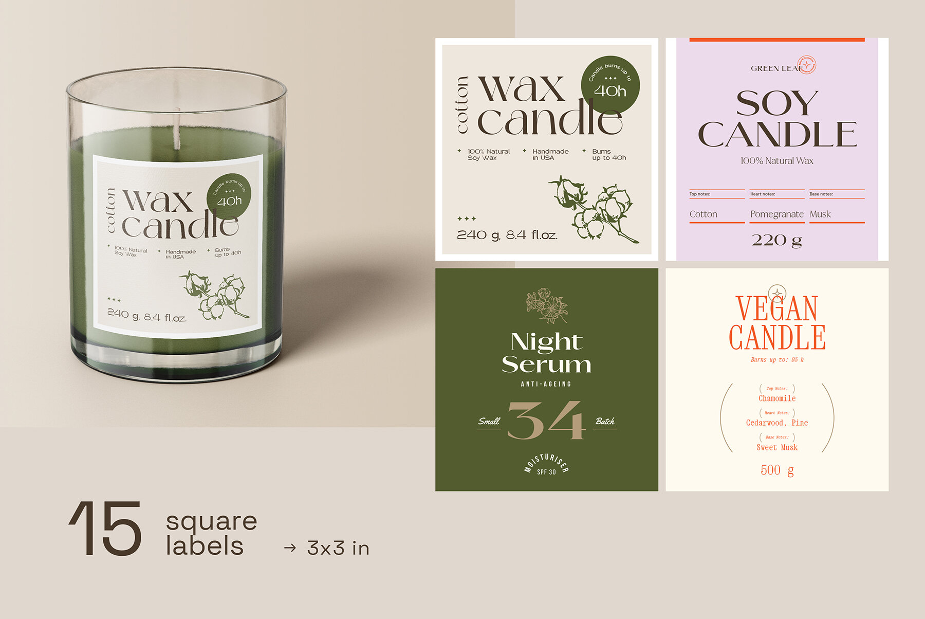 Cosmetics Label Collection 8