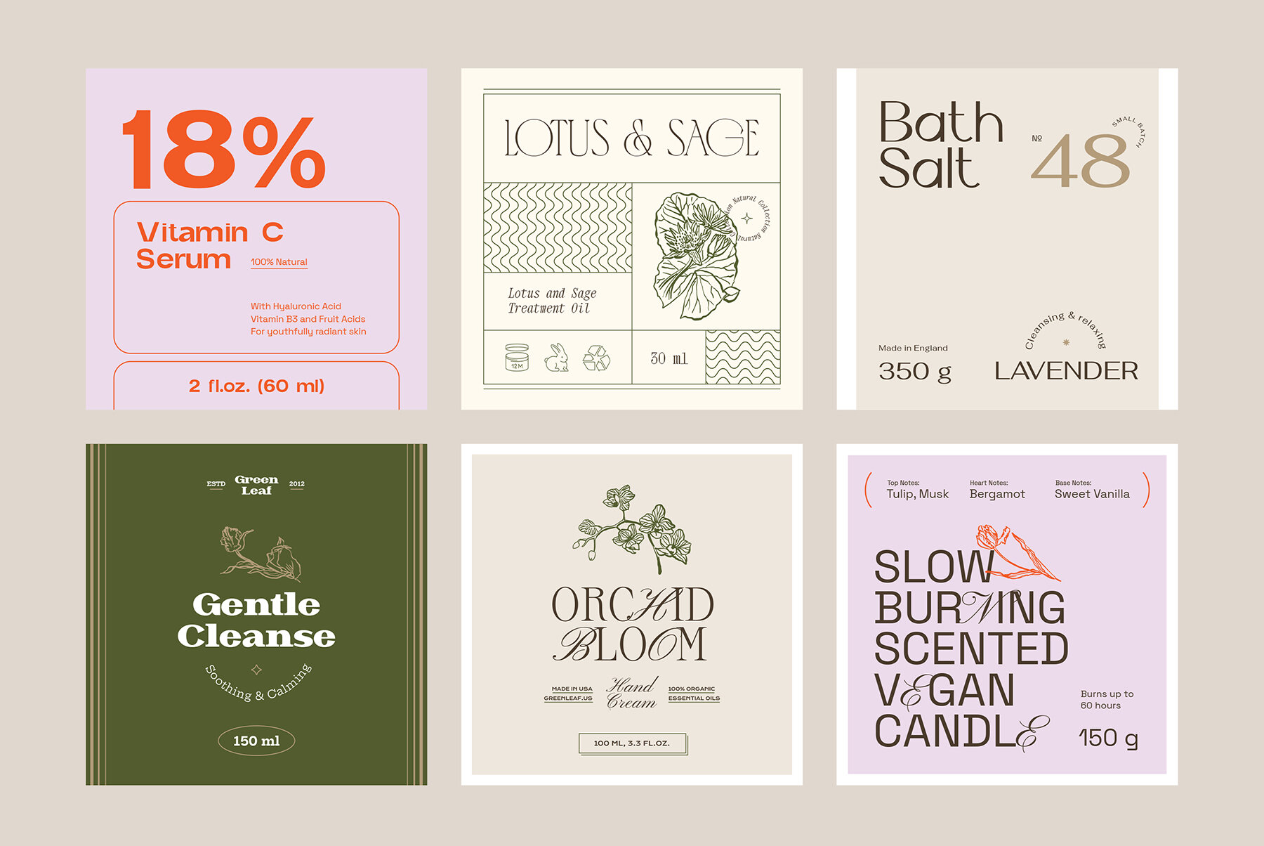 Cosmetics Label Collection 9