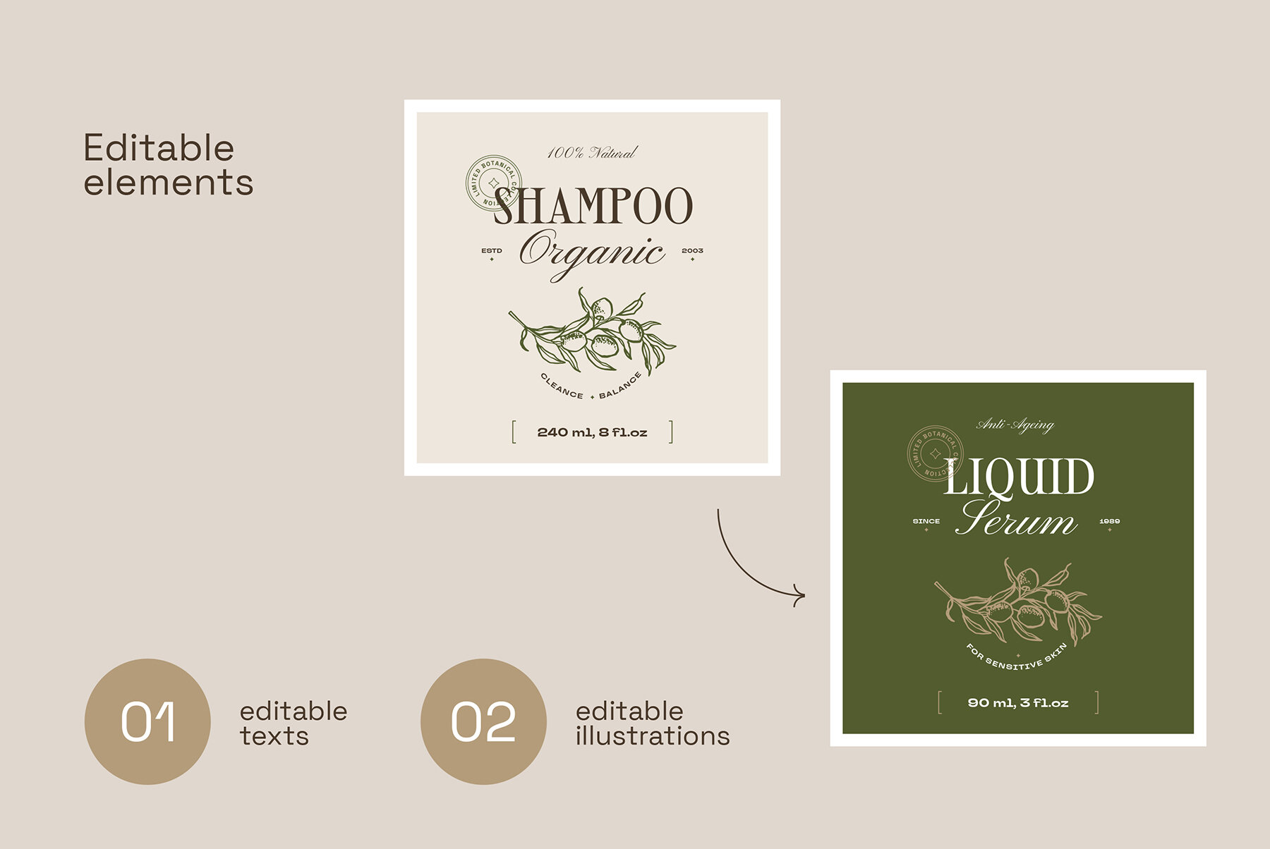 Cosmetics Label Collection 20