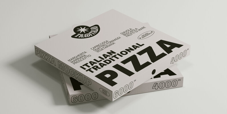 Pizza Box Mockup