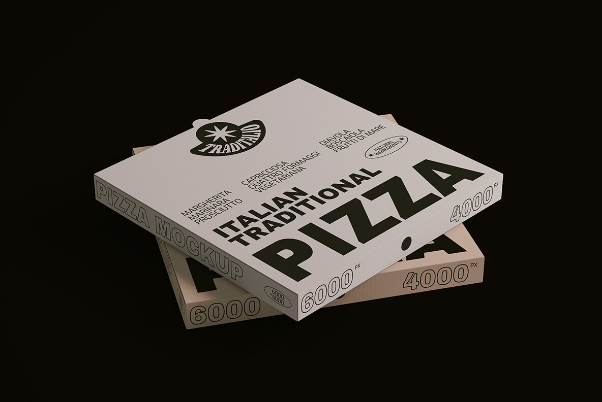 Pizza Box Mockup 6