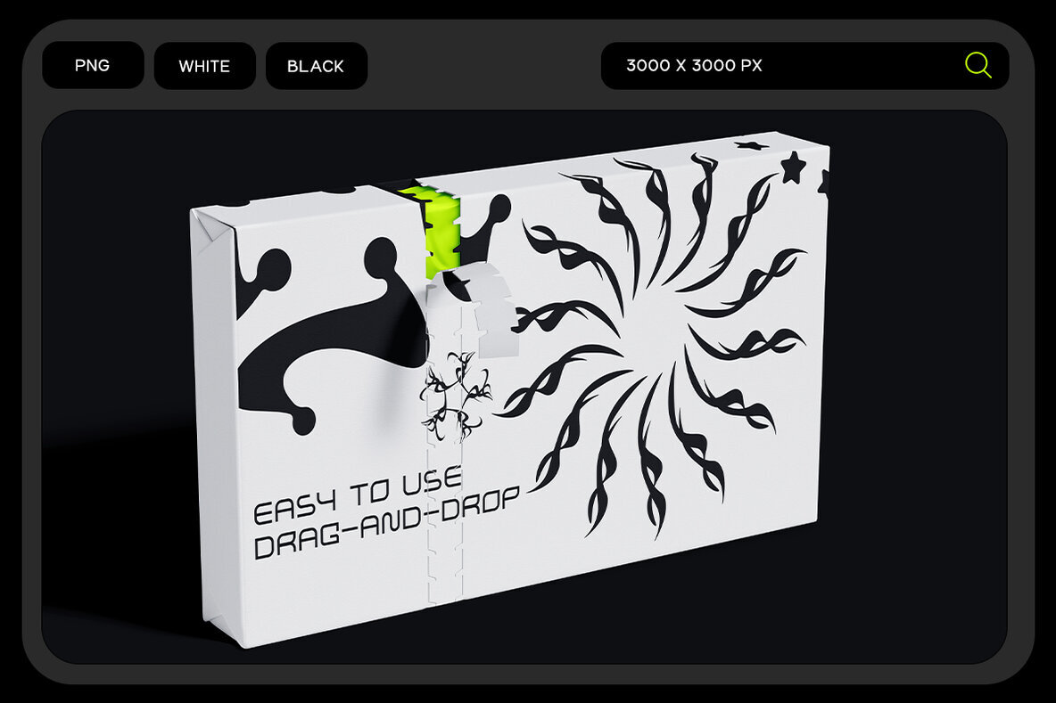 Acid Mandala   vector shapes 2