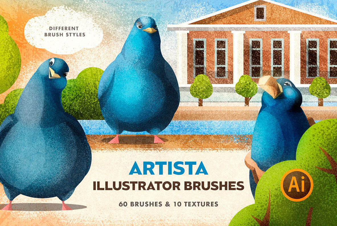 Illustrator Brushes Bundle 5