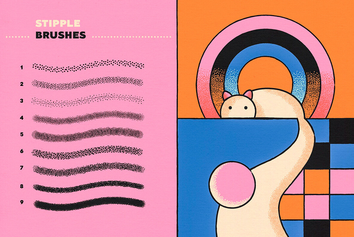 Illustrator Brushes Bundle 17