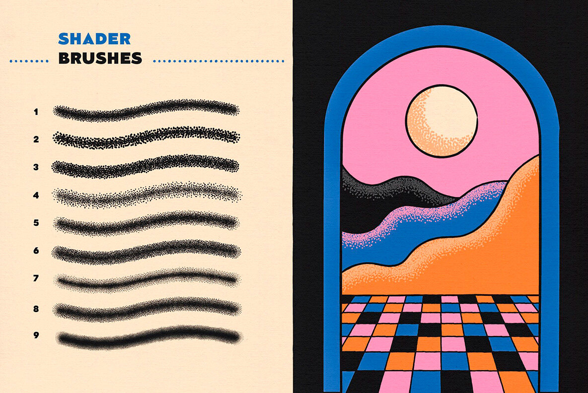 Illustrator Brushes Bundle 18